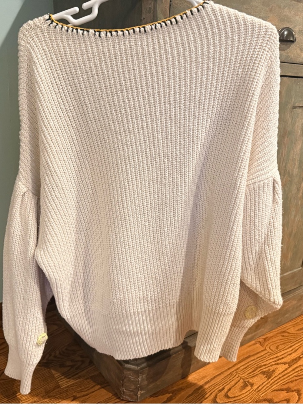 Free People Dahila Crochet Sweater Pullover - Picture 9 of 9